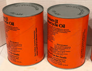 (4) Vintage Harley Davidson Premium II Motorcycle Oil Full 1 Quart Can API-SF - TvMovieCards.com