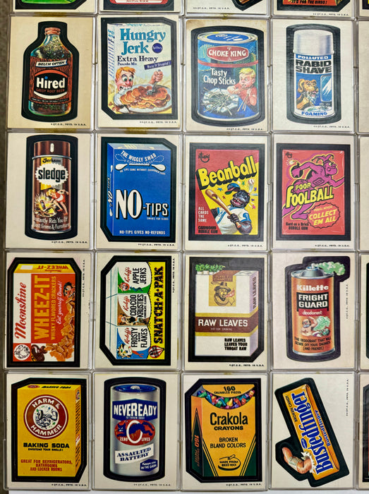 1973 Wacky Packages Stickers Series 3 Tan Back Card Set 30/30 & Puzzle Topps   - TvMovieCards.com