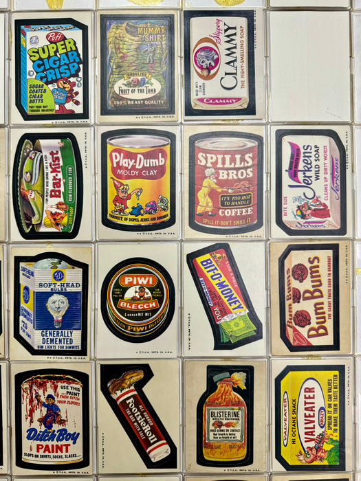 1974 Wacky Packages Stickers Series 6 Tan Back Complete Card Set 33/33 Topps   - TvMovieCards.com