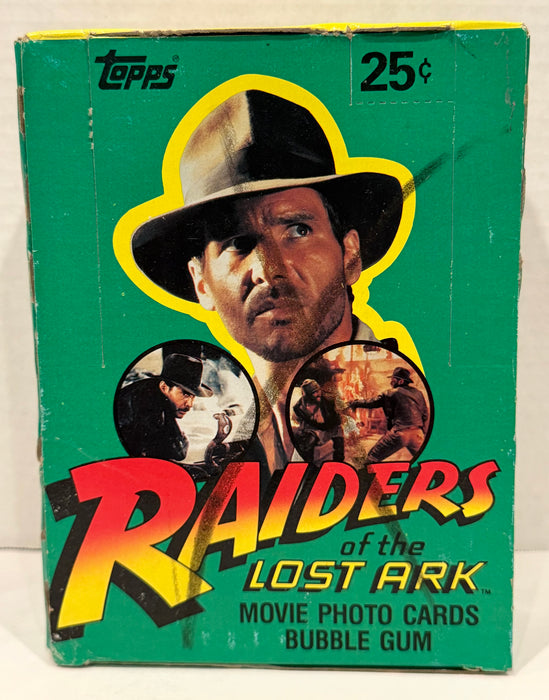 1981 Indiana Jones Raiders of the Lost Ark Vintage FULL 36 Pack Trading Card Box