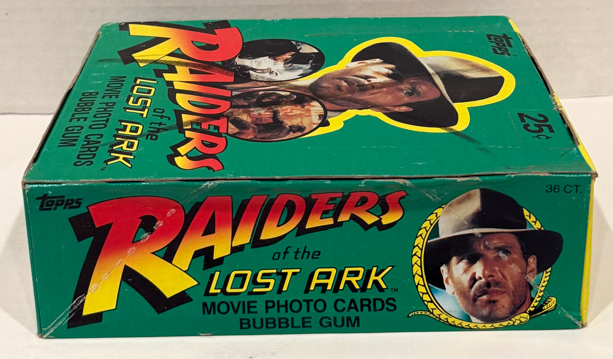 1981 Indiana Jones Raiders of the Lost Ark Vintage FULL 36 Pack Trading Card Box
