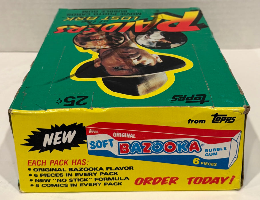 1981 Indiana Jones Raiders of the Lost Ark Vintage FULL 36 Pack Trading Card Box
