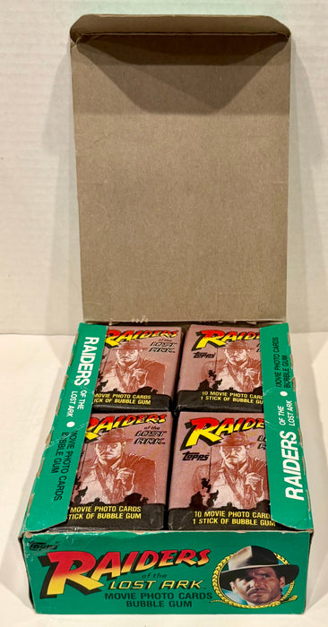 1981 Indiana Jones Raiders of the Lost Ark Vintage FULL 36 Pack Trading Card Box