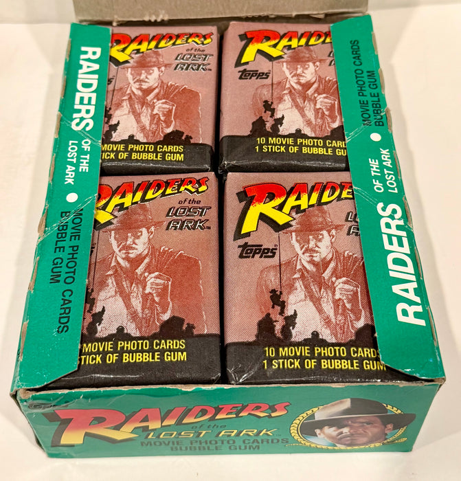 1981 Indiana Jones Raiders of the Lost Ark Vintage FULL 36 Pack Trading Card Box