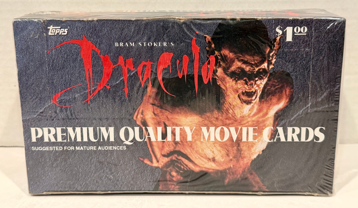 1992 Bram Stoker's Dracula Premium Movie Trading Card Box 36 packs Full Sealed