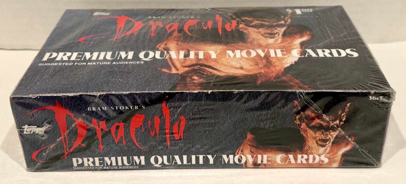 1992 Bram Stoker's Dracula Premium Movie Trading Card Box 36 packs Full Sealed