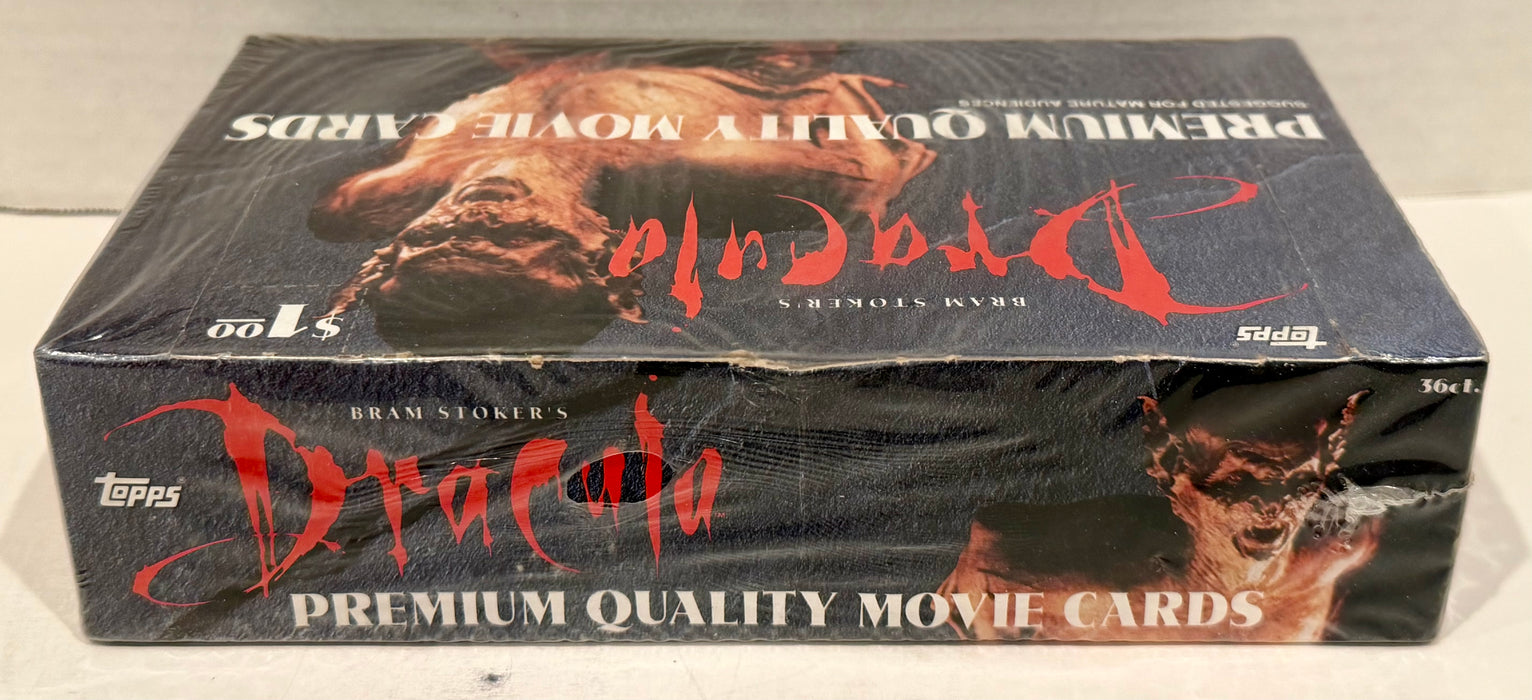 1992 Bram Stoker's Dracula Premium Movie Trading Card Box 36 packs Full Sealed