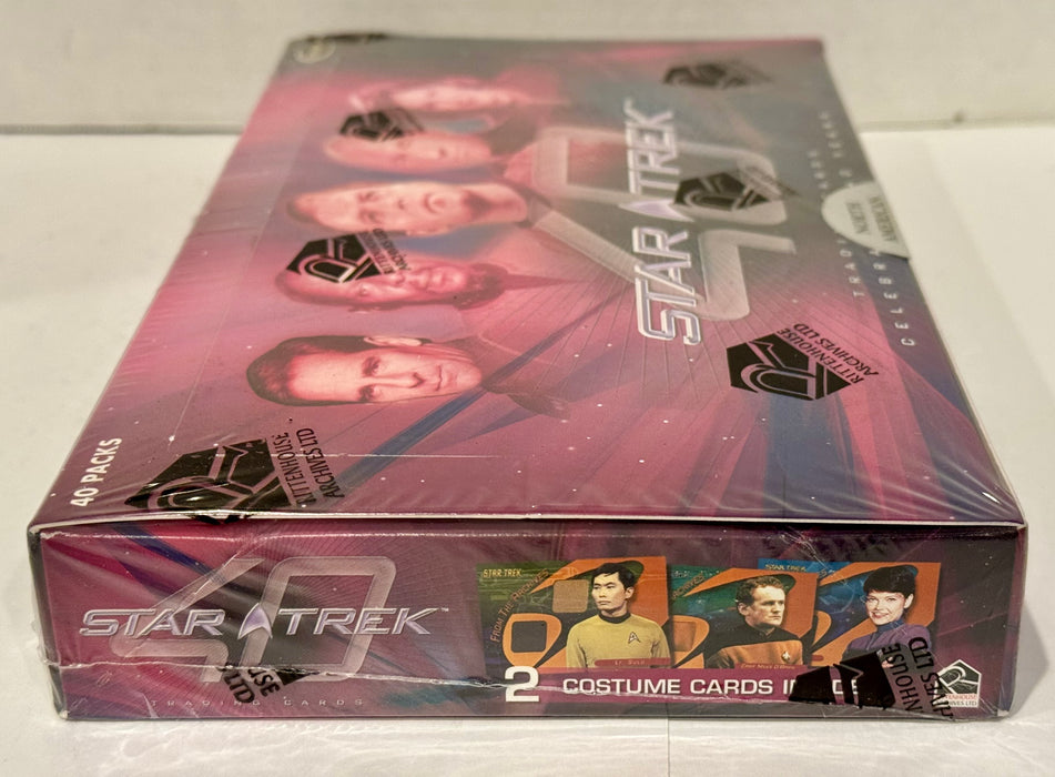 Star Trek 40th Anniversary Trading Card Box 40 Packs Rittenhouse 2006 - TvMovieCards.com