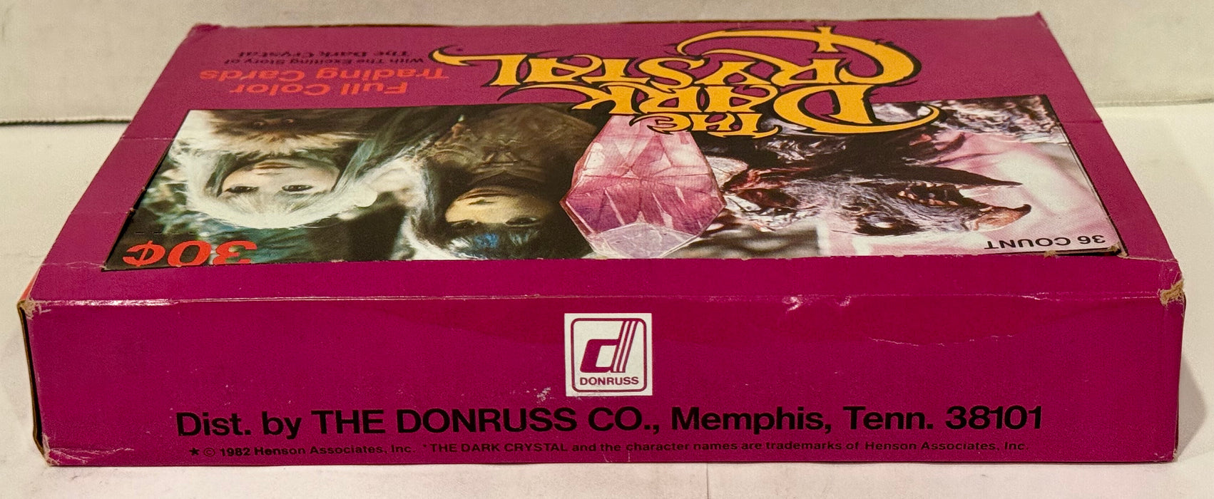 Dark Crystal Movie Vintage Trading Card Wax Box 36 packs Full Donruss 1982 - TvMovieCards.com