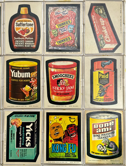 1974 Wacky Packages Stickers Series 8 Tan Back Complete Card Set 30/30 Topps   - TvMovieCards.com