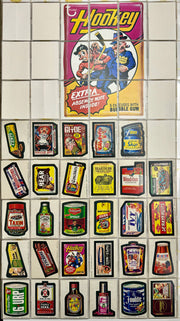 1974 Wacky Packages Stickers Series 9 Tan Back Card Set 29/29 & Puzzle Topps   - TvMovieCards.com