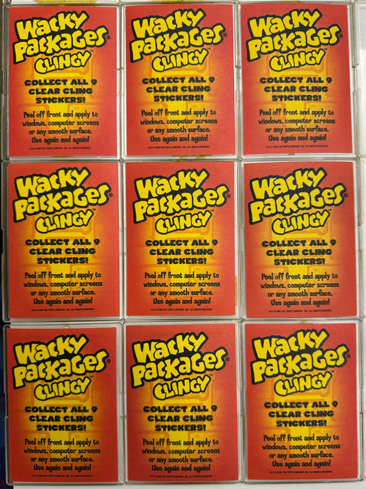 Wacky Packages ANS Series 1 Clear-Cling Stickers Chase Set 9/9 Topps 2004   - TvMovieCards.com