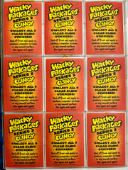 Wacky Packages ANS Series 2 Clear-Cling Stickers Chase Set 9/9 Topps 2005   - TvMovieCards.com