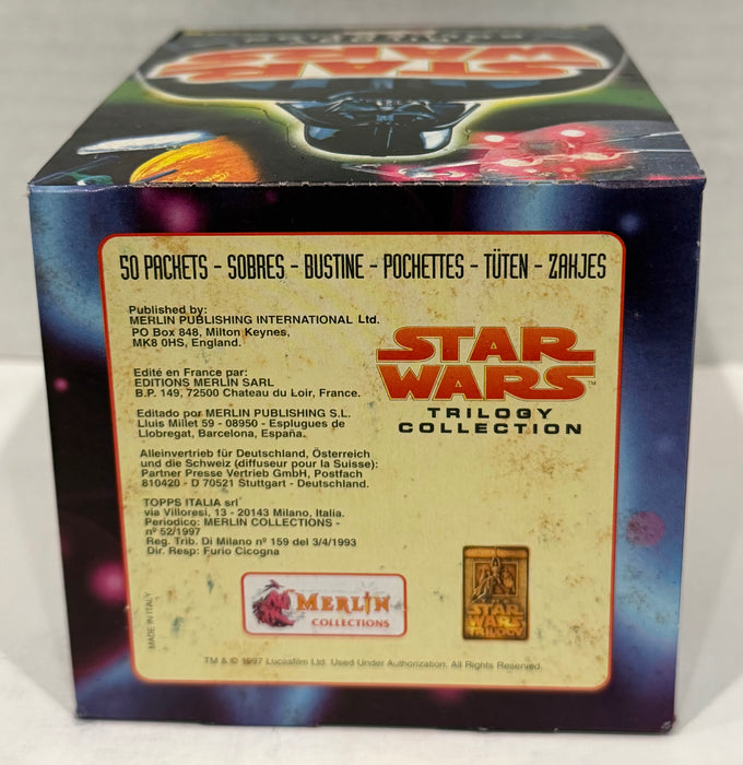 1997 Merlin Star Wars Trilogy Collection Trading Card Box 50 Packs