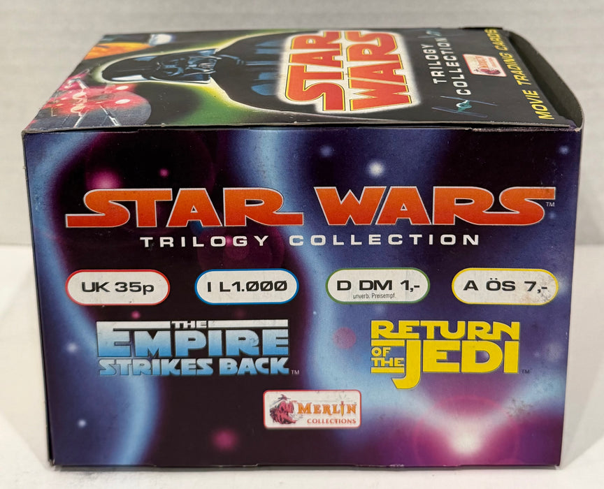1997 Merlin Star Wars Trilogy Collection Trading Card Box 50 Packs