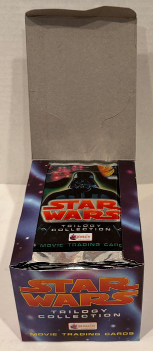 1997 Merlin Star Wars Trilogy Collection Trading Card Box 50 Packs