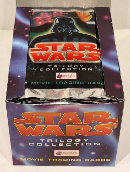 1997 Merlin Star Wars Trilogy Collection Trading Card Box 50 Packs