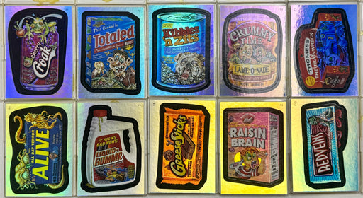 Wacky Packages ANS Series 3 Rainbow Foil Stickers Chase Set F1-F10 Topps 2006   - TvMovieCards.com
