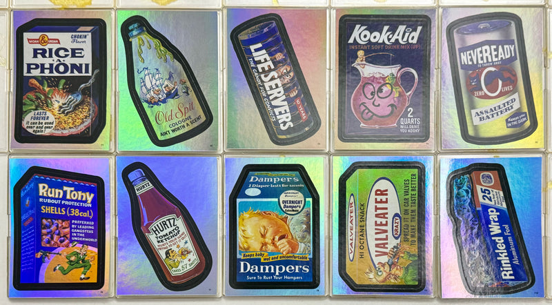 Wacky Packages ANS Series 4 Classic Foil Stickers Chase Set F1-F10 Topps 2006   - TvMovieCards.com