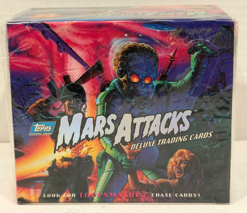 1994 Mars Attacks Deluxe Vintage Trading Card Box 36 Packs Topps Factory Sealed