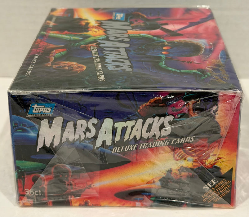 1994 Mars Attacks Deluxe Vintage Trading Card Box 36 Packs Topps Factory Sealed