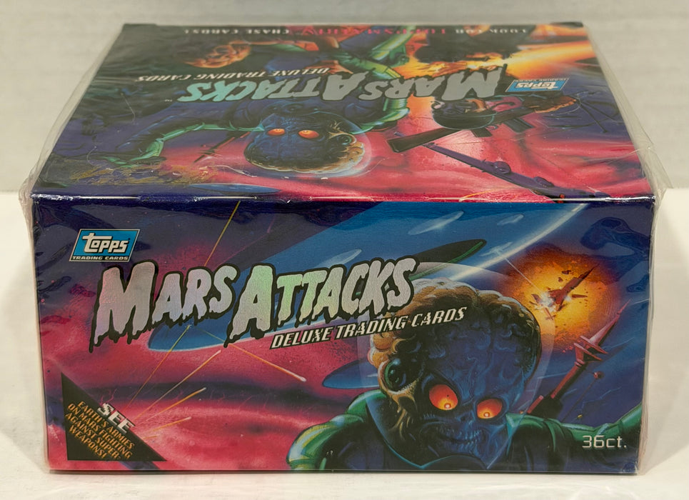 1994 Mars Attacks Deluxe Vintage Trading Card Box 36 Packs Topps Factory Sealed