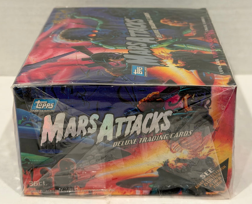 1994 Mars Attacks Deluxe Vintage Trading Card Box 36 Packs Topps Factory Sealed