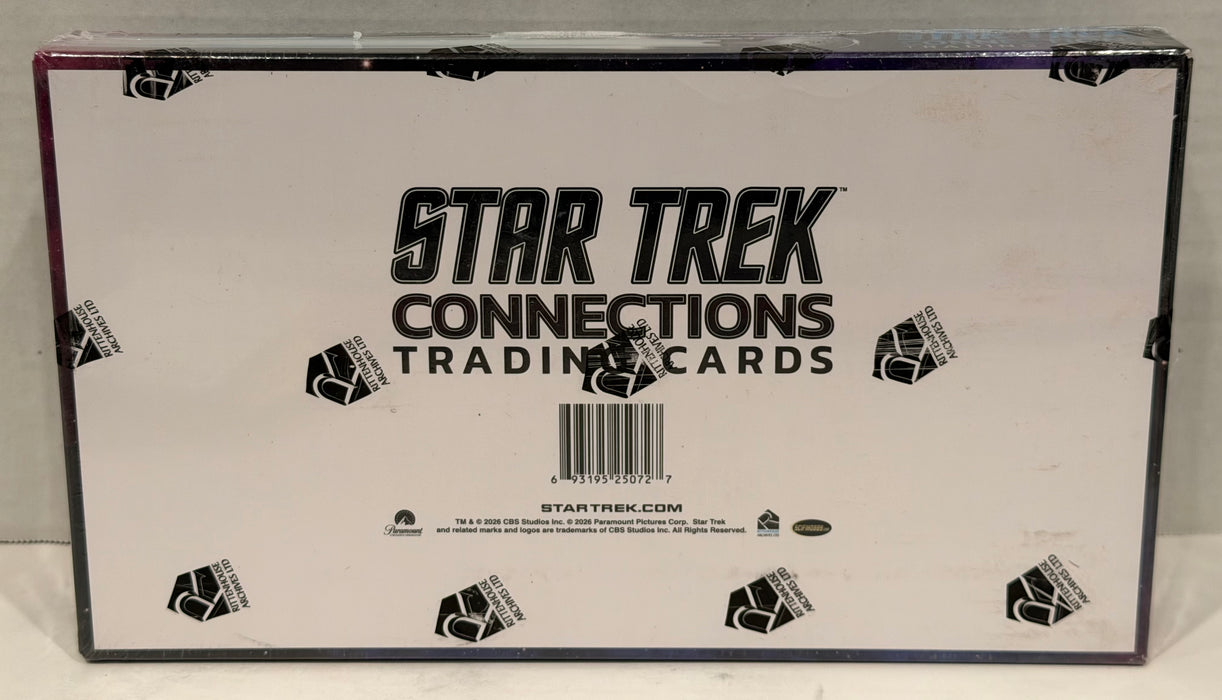 2026 Star Trek Connections Hobby Trading Card Box 3 Auto 1 Relic Factory Sealed