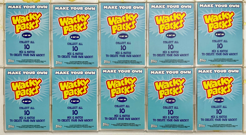 Wacky Packages ANS Series 6 Make Your Own Stickers Set 10/10 Topps 2007   - TvMovieCards.com