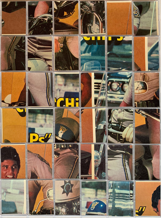 Chips TV Show 1979 Donruss Vintage Card Set 66 Sticker Cards   - TvMovieCards.com