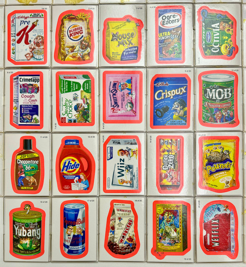 Wacky Packages ANS Series 7 Wack-o-Mercial Red Parallel Set Topps 2010   - TvMovieCards.com