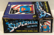 1978 Superman The Movie Vintage FULL 36 Pack Trading Card Box Topps - TvMovieCards.com