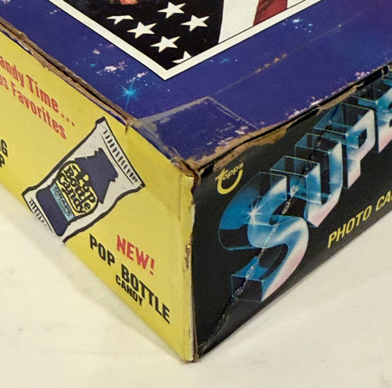 1978 Superman The Movie Vintage FULL 36 Pack Trading Card Box Topps - TvMovieCards.com
