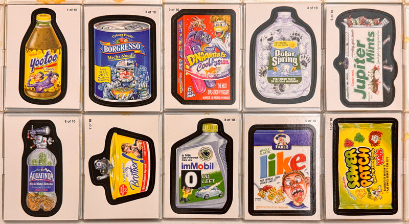 Wacky Packages ANS Series 8 Pack to the Future Set 10/10 Topps 2011   - TvMovieCards.com