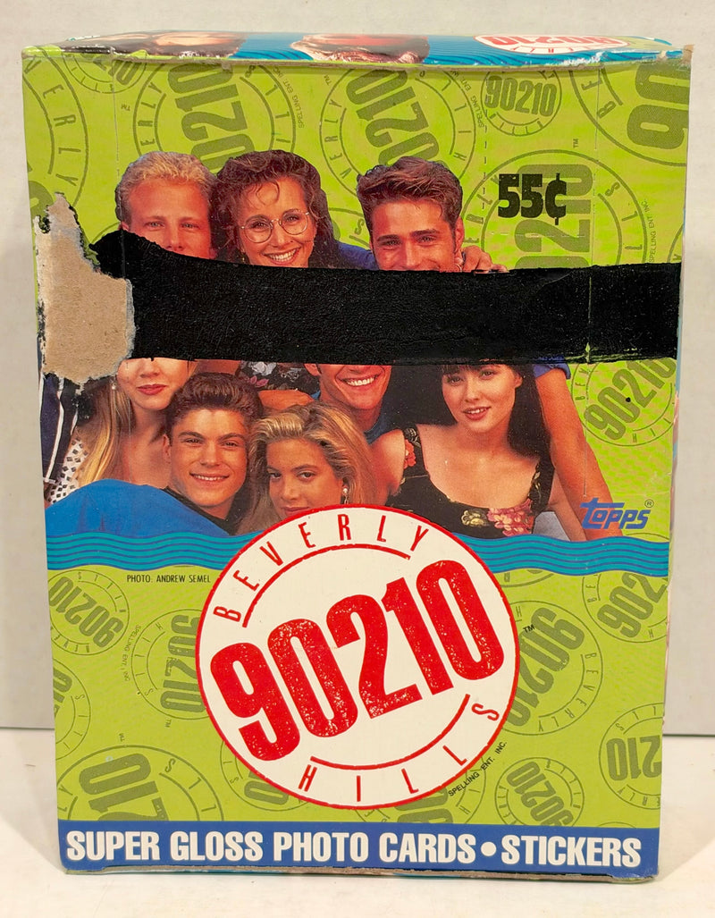 Beverly Hills 90210 TV Show Vintage Card Box 36 Packs Topps 1991 Luke Perry