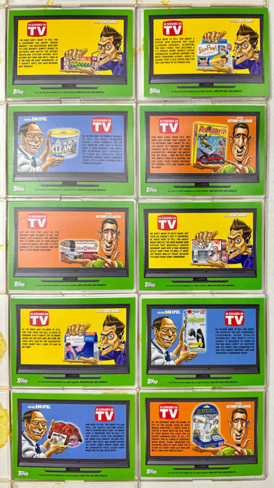 Wacky Packages ANS Series 10 As Screamed On TV Chase Set 10/10 Topps 2013   - TvMovieCards.com