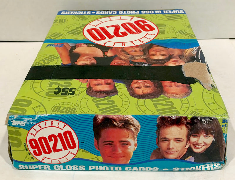 Beverly Hills 90210 TV Show Vintage Card Box 36 Packs Topps 1991 Luke Perry