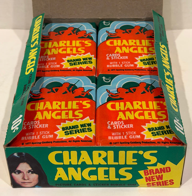 1978 Charlie's Angels Series 4 FULL Vintage Trading Card Wax Box 36 Packs - TvMovieCards.com