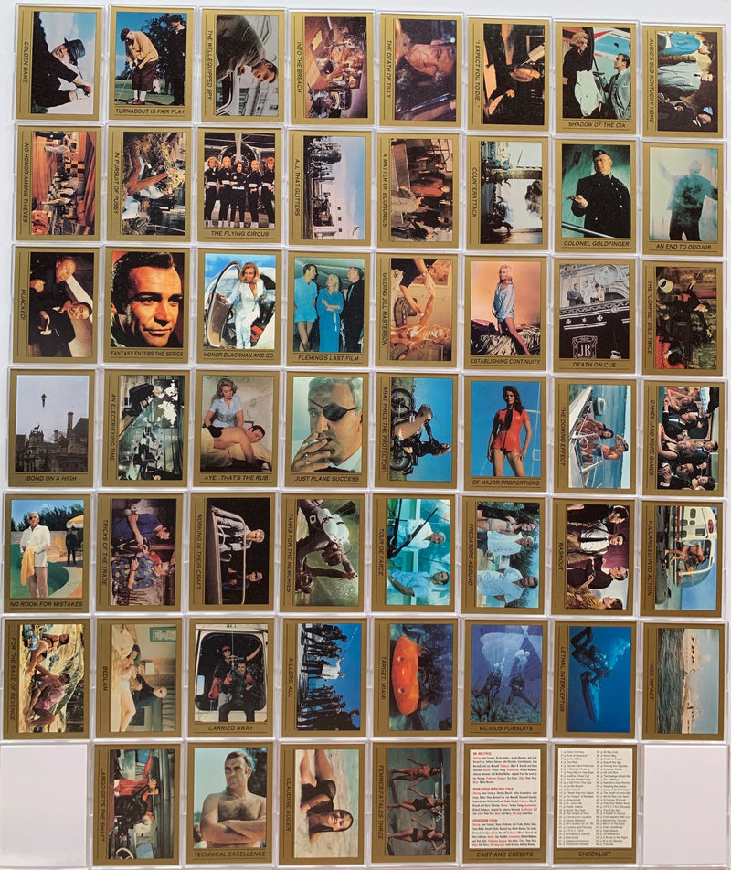 James Bond Series 1 Eclipse Base Card Set 110 Cards 1993   - TvMovieCards.com