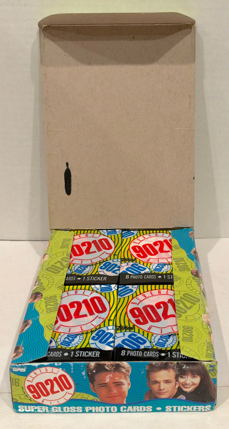 Beverly Hills 90210 TV Show Vintage Card Box 36 Packs Topps 1991 Luke Perry