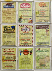 Wacky Packages ANS Series 11 Rude Food Menu Red Chase Set 9/9 Topps 2013   - TvMovieCards.com