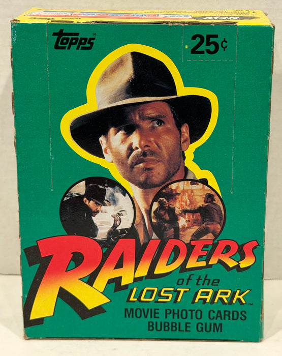1981 Indiana Jones Raiders of the Lost Ark Vintage FULL 36 Pack Trading Card Box
