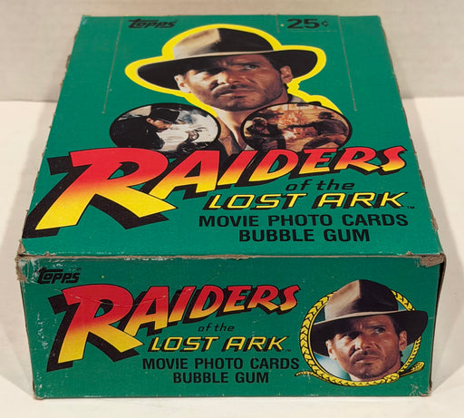 1981 Indiana Jones Raiders of the Lost Ark Vintage FULL 36 Pack Trading Card Box - TvMovieCards.com