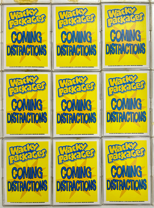 Wacky Packages ANS Series 11 Coming Distractions Chase Set 10/10 Topps 2013   - TvMovieCards.com
