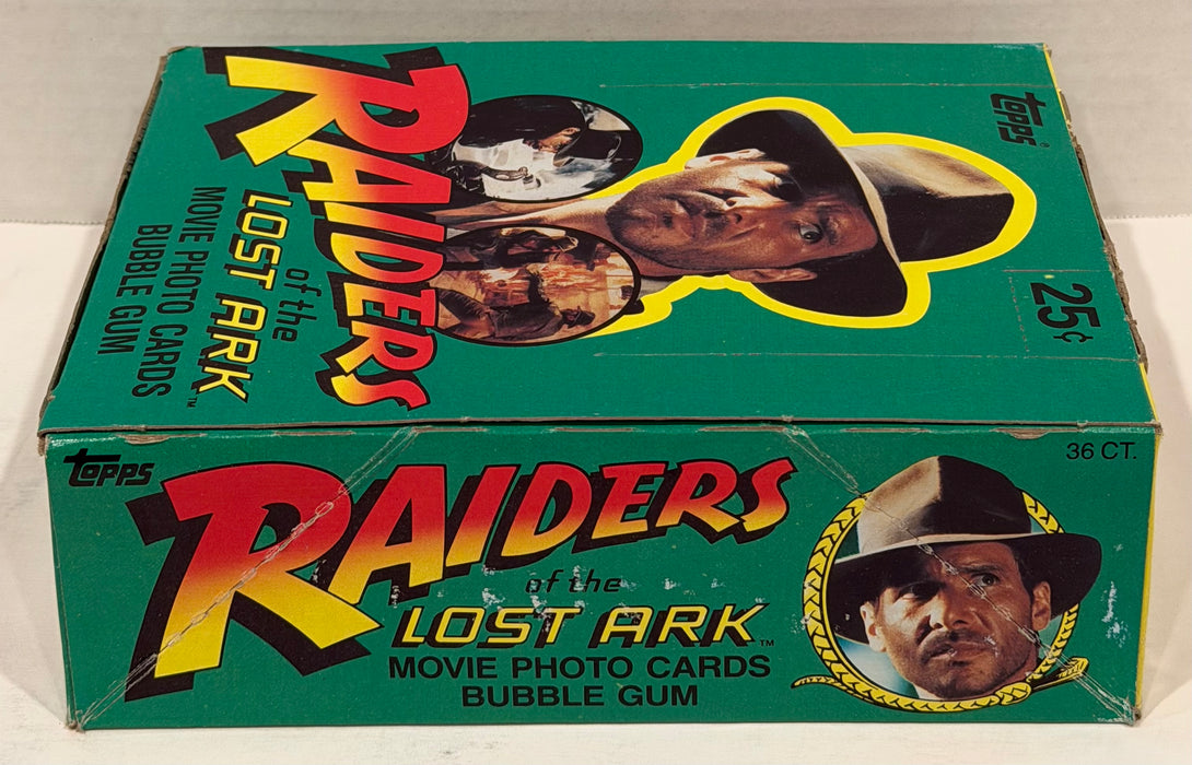 1981 Indiana Jones Raiders of the Lost Ark Vintage FULL 36 Pack Trading Card Box
