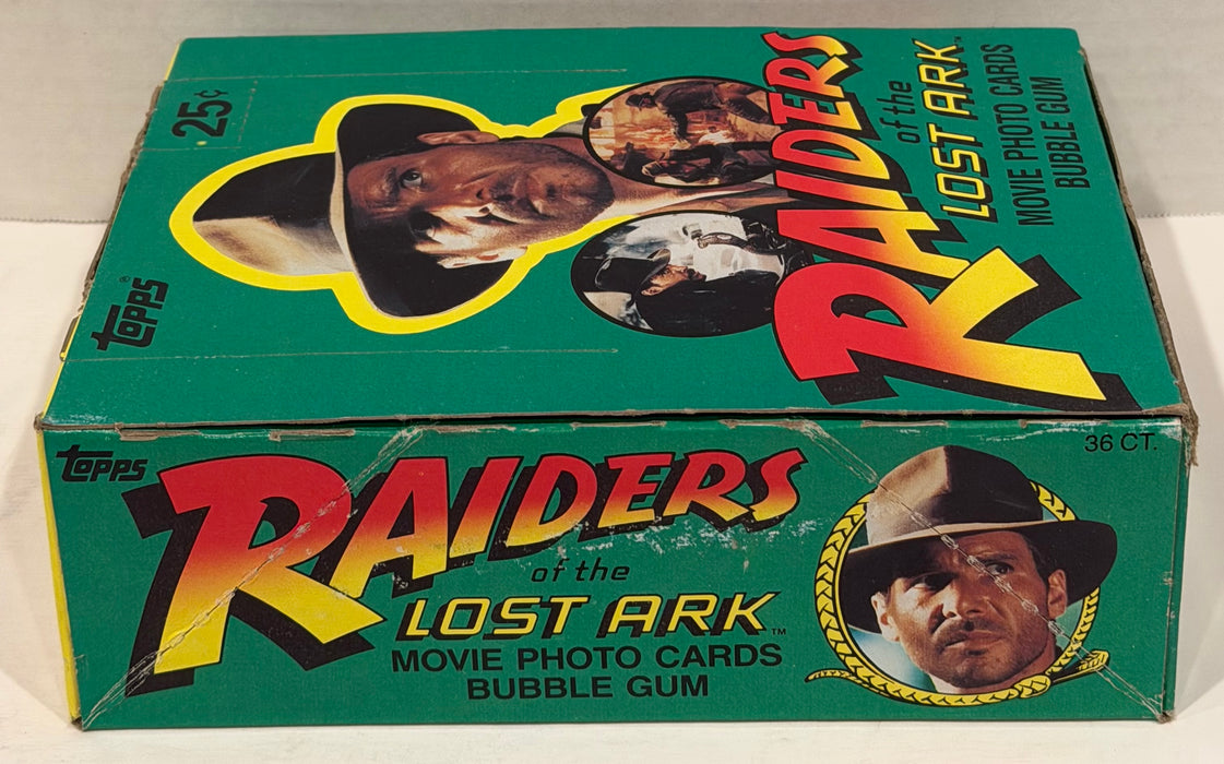 1981 Indiana Jones Raiders of the Lost Ark Vintage FULL 36 Pack Trading Card Box
