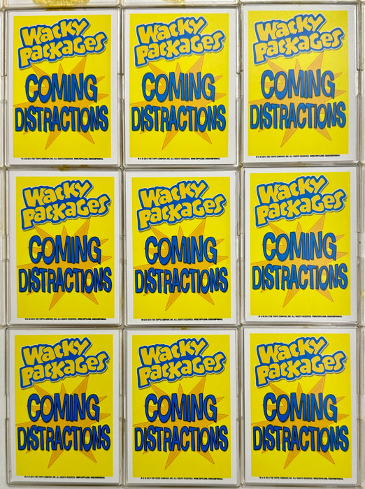 Wacky Packages ANS Series 11 Coming Distractions Red Chase Set Topps 2013   - TvMovieCards.com