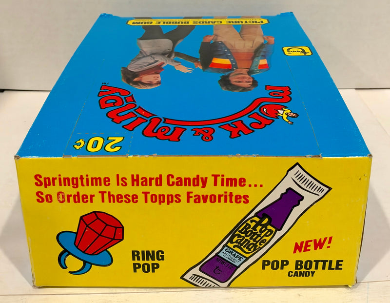 Mork & Mindy TV Show Vintage Bubble Gum Wax Card Box 36 Packs Topps 1978 FULL