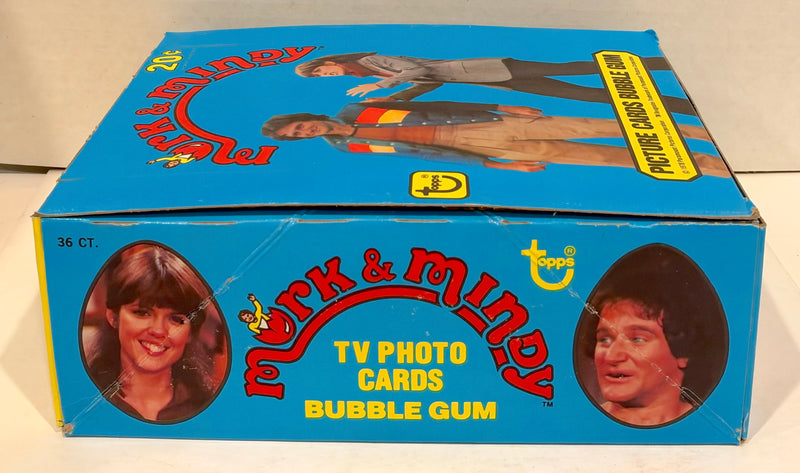 Mork & Mindy TV Show Vintage Bubble Gum Wax Card Box 36 Packs Topps 1978 FULL