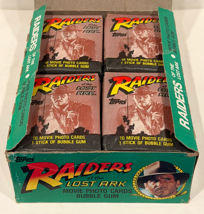 1981 Indiana Jones Raiders of the Lost Ark Vintage FULL 36 Pack Trading Card Box